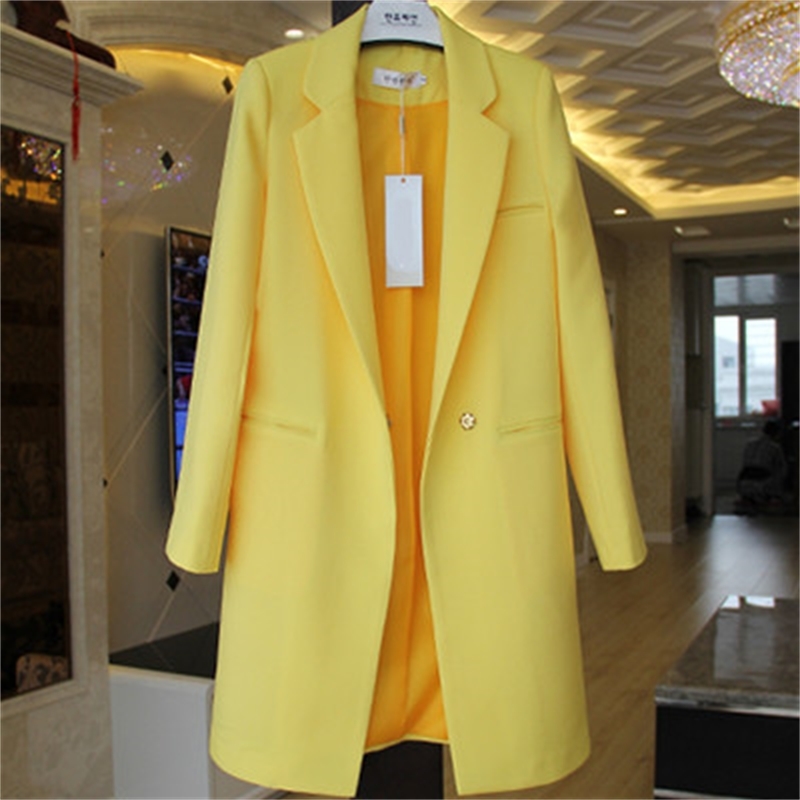 2021 New European Style Candy Blazer Colours Younger Autumn Winter Women's Clothes Long Down Casual Female Jacket Lb3c, Black
2021 New European Style Candy Blazer Colours Younger Autumn Winter Women's Clothes Long Down Casual Female Jacket Lb3c, Black