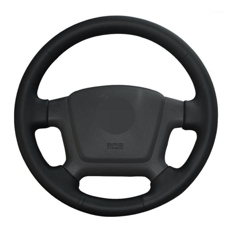 Car Steering Wheel Covers DIY Black Genuine Leather Steering Wheel Cover For Kia Cerato 2005-2012 Spectra Spectra5 2004-20091
Car Steering Wheel Covers DIY Black Genuine Leather Steering Wheel Cover For Kia Cerato 2005-2012 Spectra Spectra5 2004-20091