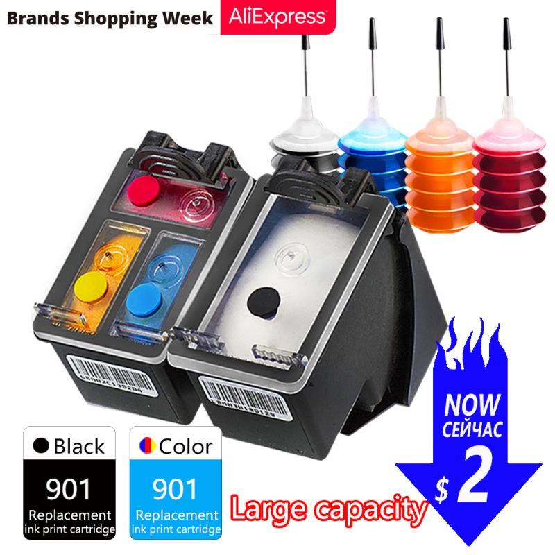 GraceMate Ink Cartridge Compatible for 901 Officejet J4600 J4640 J4660 J4680 J4680c J4580 J4585 J4624 J4535 J4500 Printer
GraceMate Ink Cartridge Compatible for 901 Officejet J4600 J4640 J4660 J4680 J4680c J4580 J4585 J4624 J4535 J4500 Printer