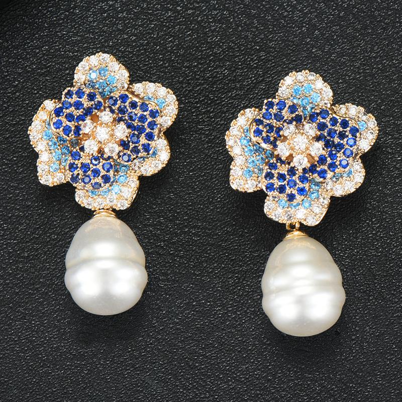 GODKI 2020 Flower Charms Women Earrings Trendy Cubic Zircon Imitation Pearl Earring For Women Accessories
GODKI 2020 Flower Charms Women Earrings Trendy Cubic Zircon Imitation Pearl Earring For Women Accessories