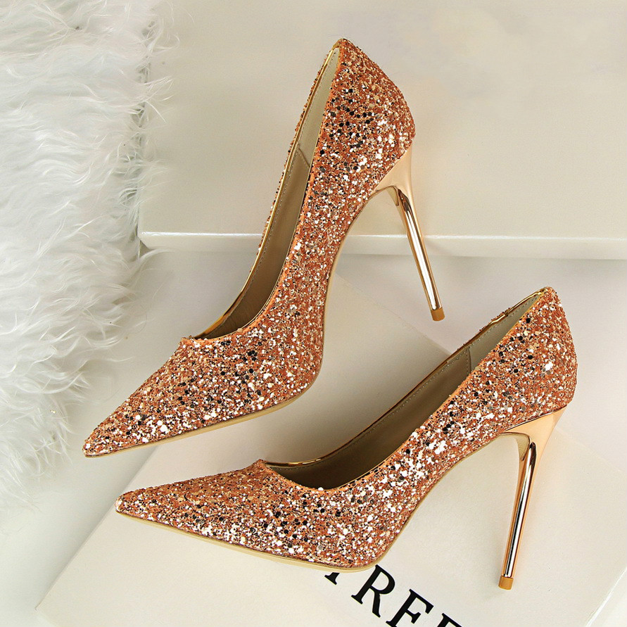 9.5cm High Heels Sexy Pointed Toe Dress Shoes for Women New Arrival Sping Women's Fashion Sequined Cloth Shallow Party Shoes Ladies Office, White
9.5cm High Heels Sexy Pointed Toe Dress Shoes for Women New Arrival Sping Women's Fashion Sequined Cloth Shallow Party Shoes Ladies Office, White
