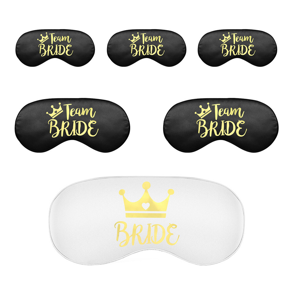 8 Styles Gold Team Bride Sleep Mask Bridesmaid Gift Bachelorette Bride To Be Decoration Party Wedding Bridal Shower Decoration Y201020
8 Styles Gold Team Bride Sleep Mask Bridesmaid Gift Bachelorette Bride To Be Decoration Party Wedding Bridal Shower Decoration Y201020