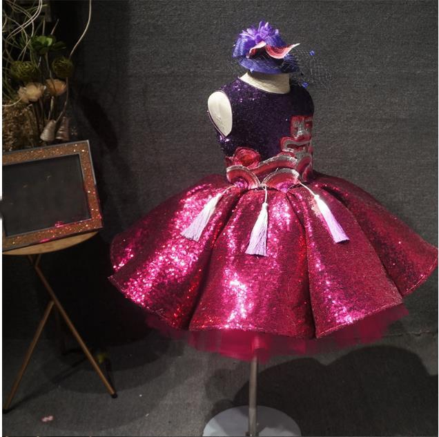 New Arrival Luxury Girls Dresses Sequins O Neck Ball Gown Infant Toddler Birthday Dress Kids Pageant Gown for Girls, Same as picture
New Arrival Luxury Girls Dresses Sequins O Neck Ball Gown Infant Toddler Birthday Dress Kids Pageant Gown for Girls, Same as picture