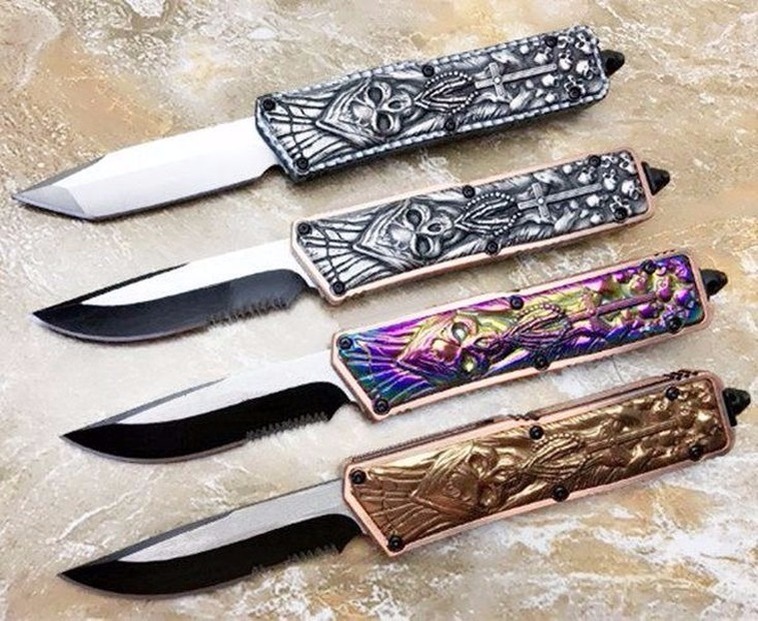 KG Evil god 6 models double action automatic auto tactical camping hunting fodling knives xmas gift knife pocket tool
KG Evil god 6 models double action automatic auto tactical camping hunting fodling knives xmas gift knife pocket tool