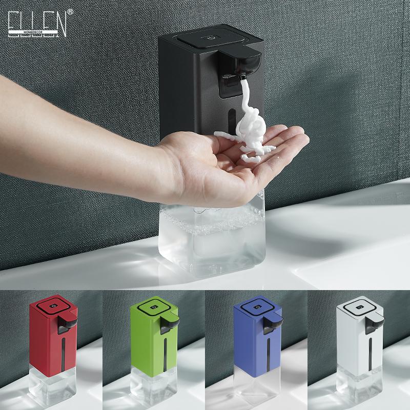 ELLEN Automatic Sensor Soap Dispenser Bottle Liquid Soap Dispenser in Kitchen Bathroom Touchless Electroplated ELM883
ELLEN Automatic Sensor Soap Dispenser Bottle Liquid Soap Dispenser in Kitchen Bathroom Touchless Electroplated ELM883