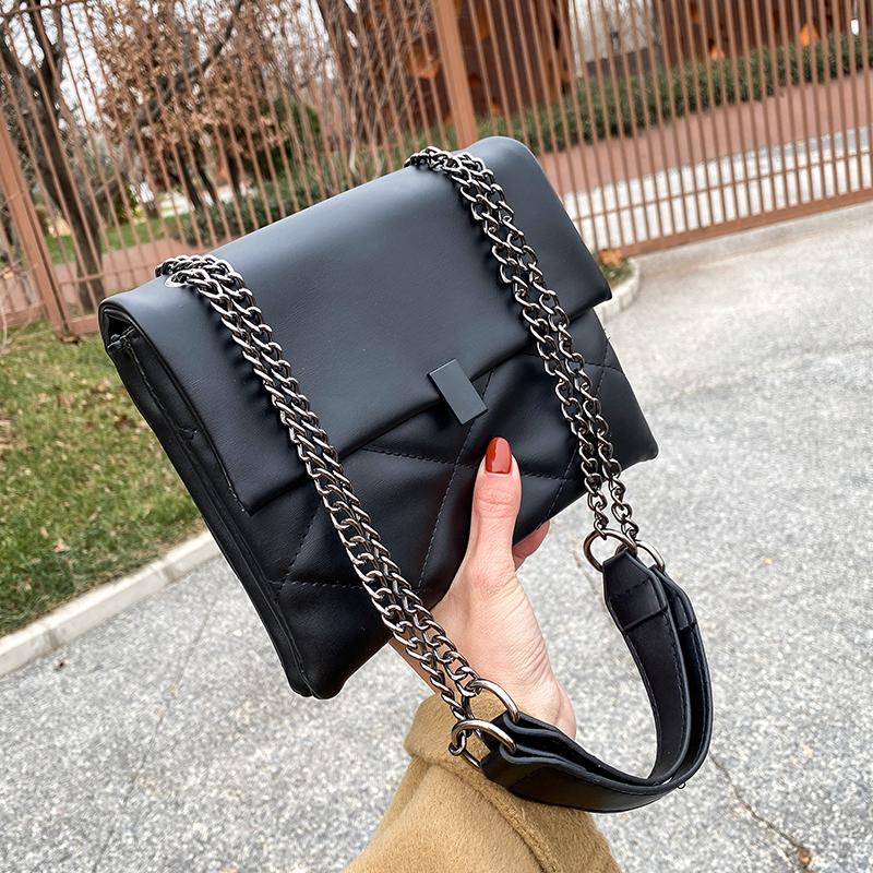 Small PU Leather Crossbody Bags Lattice Square Shoulder bags Female Travel Hand Bag Designer Handbag Chain Shoulder balck Bag, Black
Small PU Leather Crossbody Bags Lattice Square Shoulder bags Female Travel Hand Bag Designer Handbag Chain Shoulder balck Bag, Black