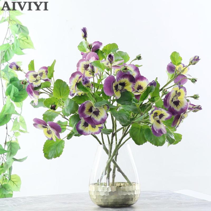 Artificial Flowers 3D Tape Pansy Fake Flowers Home Decoration Potted Planting Highend Flower Materials Phalaenopsis Orchid, Blue
Artificial Flowers 3D Tape Pansy Fake Flowers Home Decoration Potted Planting Highend Flower Materials Phalaenopsis Orchid, Blue