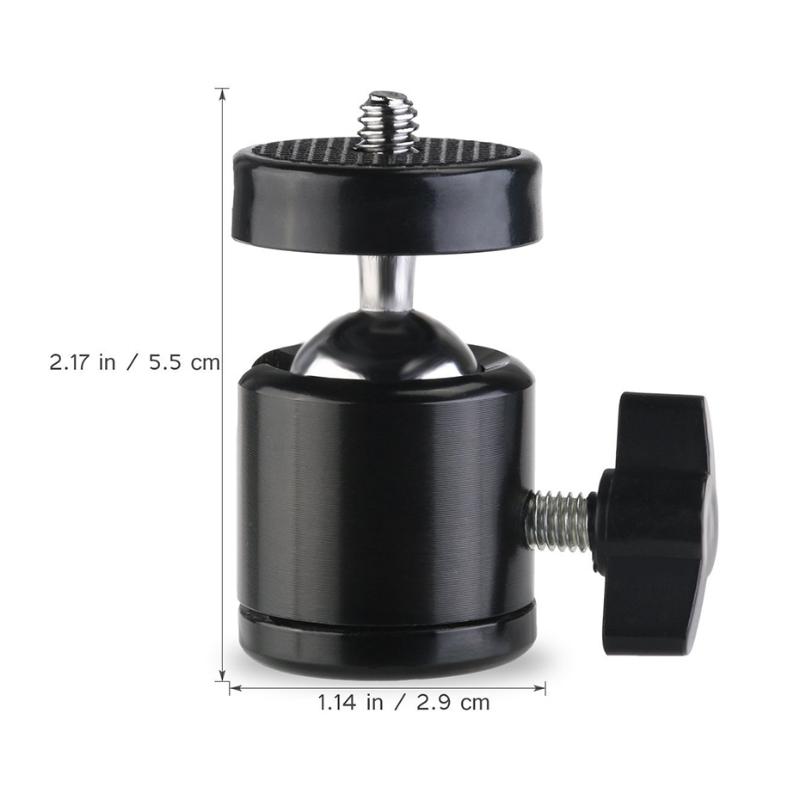 Tripod Mount Camera 1/4 Hot Shoe Head Ball Adapter Cradle Ball Head with Lock LED Light Flash Bracket Holder For DSLR DV Cameras
Tripod Mount Camera 1/4 Hot Shoe Head Ball Adapter Cradle Ball Head with Lock LED Light Flash Bracket Holder For DSLR DV Cameras