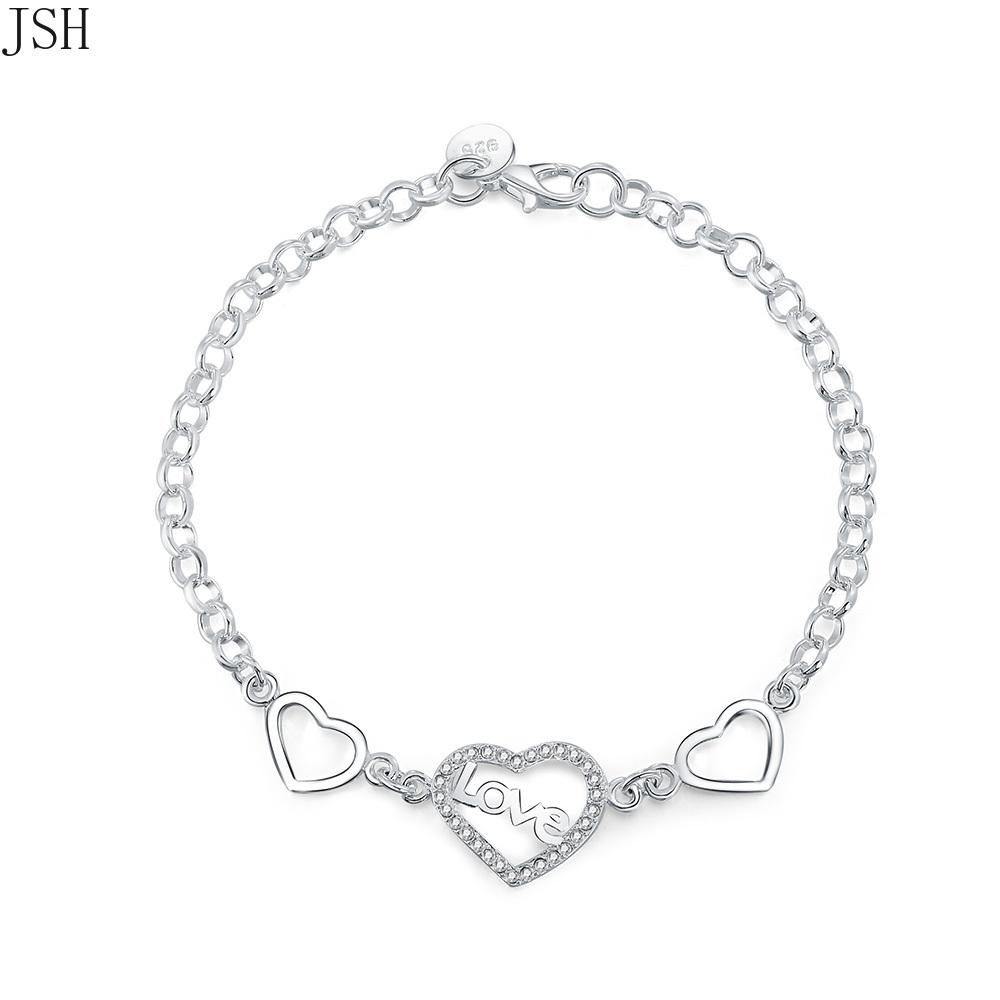 Beautiful Fashion Elegant Silver Color Charms Wedding Heart Love Crystal Bracelet High Quality Gorgeous Jewelry Lh015 H sqczWR
Beautiful Fashion Elegant Silver Color Charms Wedding Heart Love Crystal Bracelet High Quality Gorgeous Jewelry Lh015 H sqczWR