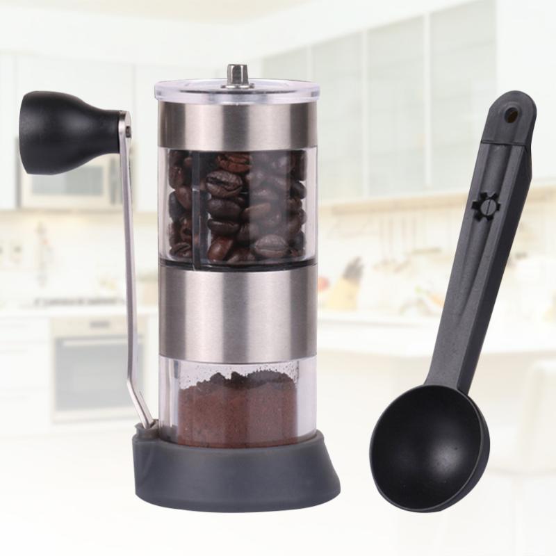 Mini Portable Manual Hand-Crank Coffee Bean Spice Hand Grinder Mill Kitchen Tool with Spoon
Mini Portable Manual Hand-Crank Coffee Bean Spice Hand Grinder Mill Kitchen Tool with Spoon