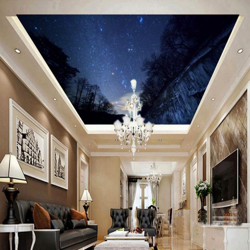 Dropship Photo Wallpaper Fantastic Alpine Forest Night Sky Zenith Ceiling Living Room Background Wallpaper Custom Mural, As pic
Dropship Photo Wallpaper Fantastic Alpine Forest Night Sky Zenith Ceiling Living Room Background Wallpaper Custom Mural, As pic