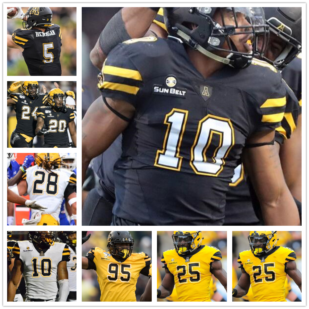 Appalachian State Mountaineers Stitched 150TH Patch NCAA Football Jersey Brian Quick Collin Reed Christian Wells Jacob Huesman Daetrich, Yellow
Appalachian State Mountaineers Stitched 150TH Patch NCAA Football Jersey Brian Quick Collin Reed Christian Wells Jacob Huesman Daetrich, Yellow