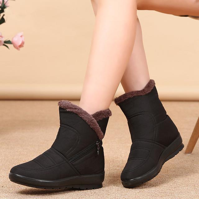 Winter Snow Boots Women Sneakers Ankle Boots 2020 Solid Waterproof Sneakers Women Zipper Warm Sports Casual Shoes Woman, Black
Winter Snow Boots Women Sneakers Ankle Boots 2020 Solid Waterproof Sneakers Women Zipper Warm Sports Casual Shoes Woman, Black