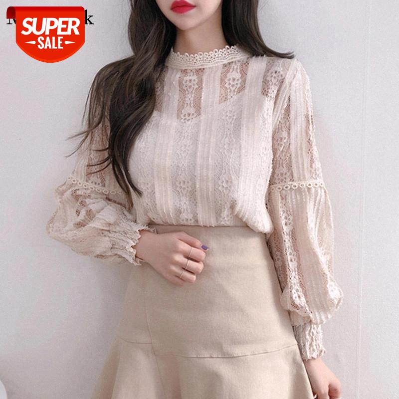 New Spring Stand Collar Shirts for Women Puff Sleeve Floral Lace Women Blouse Shirt Casual Solid Ladies Tops Blusas Mujer 6899 #vi8q, White
New Spring Stand Collar Shirts for Women Puff Sleeve Floral Lace Women Blouse Shirt Casual Solid Ladies Tops Blusas Mujer 6899 #vi8q, White