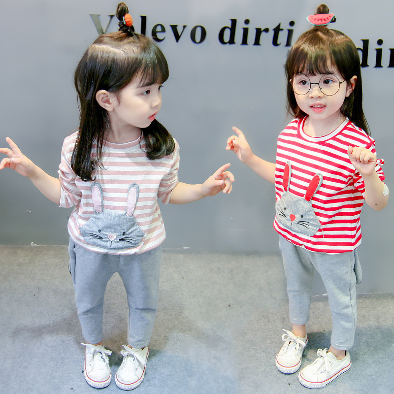Halloween Girls Cartoon Long Sleeve Suit Baby Clothes 1 2 3 4 Years Christmas Toddler Girl Clothing Beauty Clothes for GirlsX1019