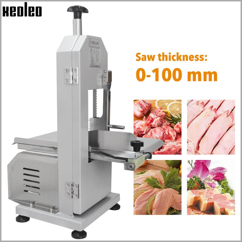 XEOLEO Bone sawing machine Bone cutting machine Frozen meat cutter Commercial cut Trotter/Ribs/Fish/Meat/Beef 110V/220V
