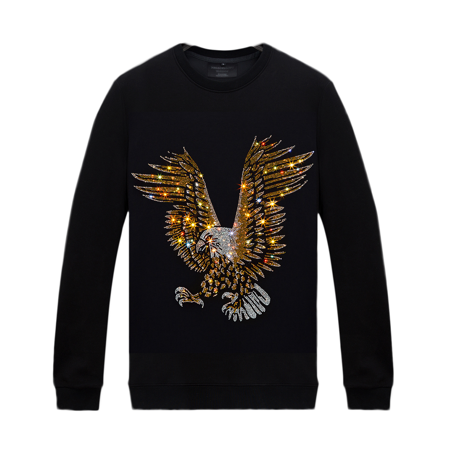Autumn Personalised Rhinestone Mens Sweatshirts No Hood - Long Sleeve Crew Neck Pullover Tops with Designs, Black, 254
Autumn Personalised Rhinestone Mens Sweatshirts No Hood - Long Sleeve Crew Neck Pullover Tops with Designs, Black, 254