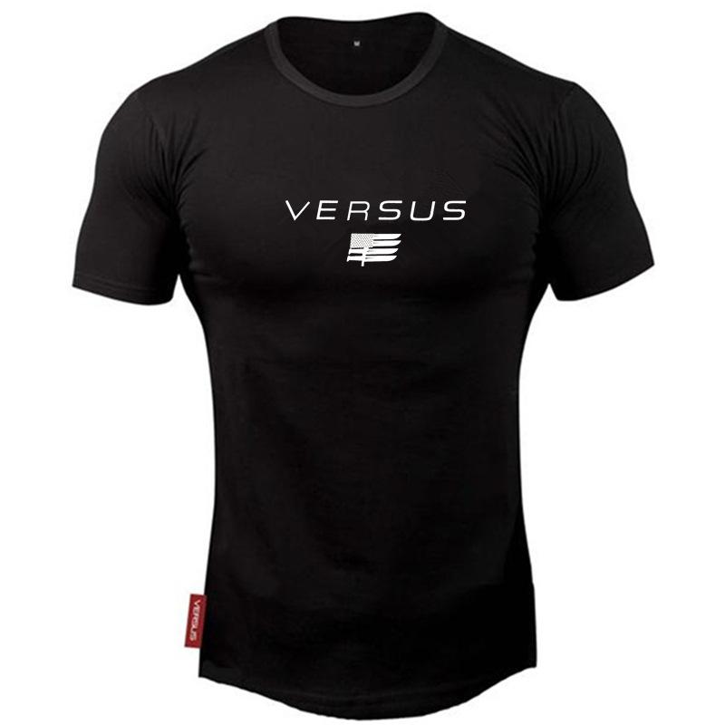 Men's T-Shirts Black Gym Fitness T Shirt Men Casual Cotton Short Sleeve Male Bodybuilding Training Running Sport Tee Tops Clothes, White;black
Men's T-Shirts Black Gym Fitness T Shirt Men Casual Cotton Short Sleeve Male Bodybuilding Training Running Sport Tee Tops Clothes, White;black