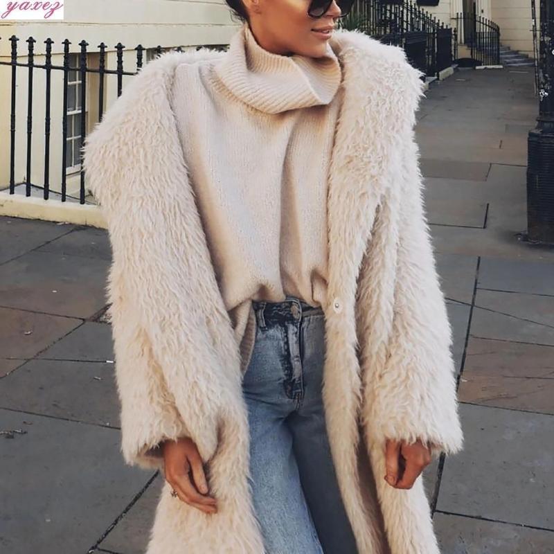 2020 Faux fur long women winter autumn coat Overcoat Warm Solid Color fur jacket Loose Coat, Beige
2020 Faux fur long women winter autumn coat Overcoat Warm Solid Color fur jacket Loose Coat, Beige