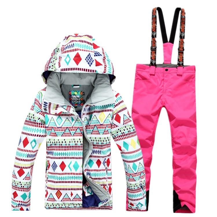 Authentic new Gsou snow ski suit, women's suit, ski windproof, waterproof and warm, As pic
Authentic new Gsou snow ski suit, women's suit, ski windproof, waterproof and warm, As pic