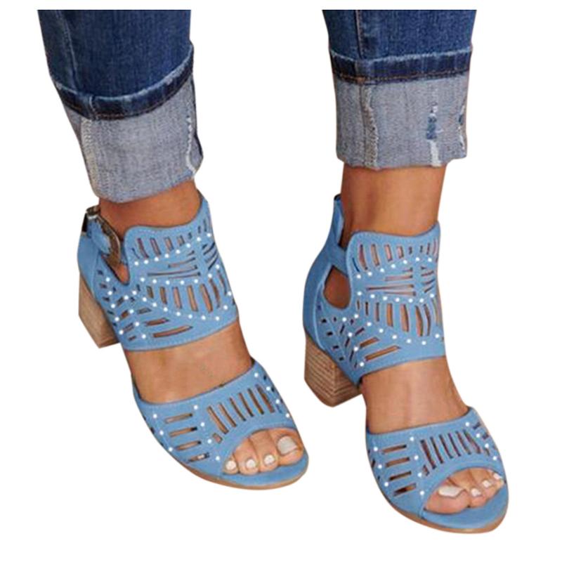 Sagace Women Sandals Summer Ladies New Thick High-heeled Fish Mouth Hollow Buckle Large Size Casual Shoes Fashion Elegant Sandal, Black
Sagace Women Sandals Summer Ladies New Thick High-heeled Fish Mouth Hollow Buckle Large Size Casual Shoes Fashion Elegant Sandal, Black
