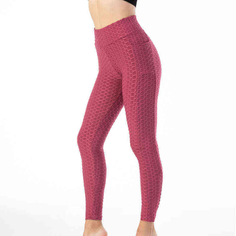JIANWEILI push up leggings Woman High waist fitness anti cellulite legging femme Side pockets Gym Stretch pants Breathable 211215