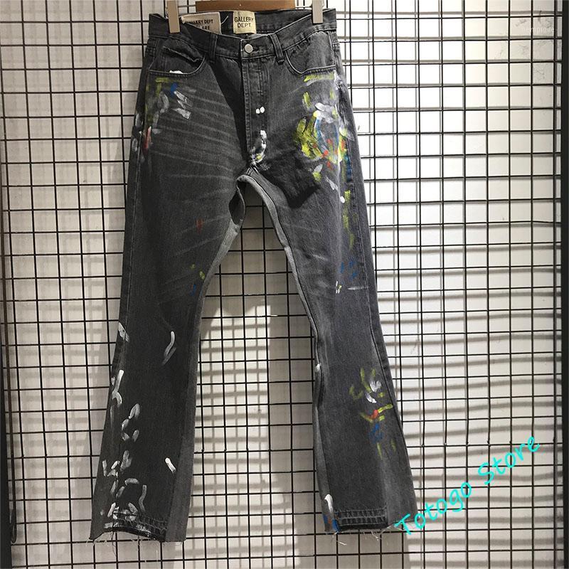 2020 Men Women Manual Splash ink Gallery Dept Jeans High Quality Gallery Dept Stitching Bootcut Denim Pants Graffiti Jeans1
2020 Men Women Manual Splash ink Gallery Dept Jeans High Quality Gallery Dept Stitching Bootcut Denim Pants Graffiti Jeans1