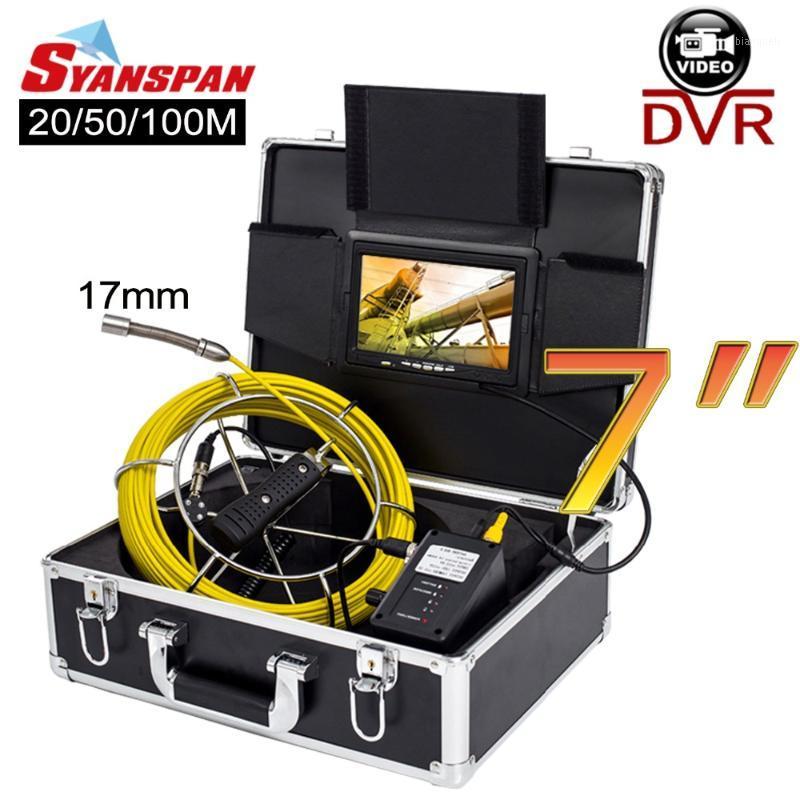 SYANSPAN 20/50/100M Pipe Inspection Video Camera, 17mm 8GB SD Card DVR IP68 Drain Sewer Pipeline Industrial Endoscope 7" Monitor1
SYANSPAN 20/50/100M Pipe Inspection Video Camera, 17mm 8GB SD Card DVR IP68 Drain Sewer Pipeline Industrial Endoscope 7" Monitor1