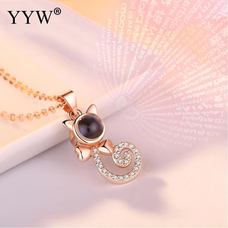 Rose Gold&Silver 100 Languages I Love You Projection Pendant Necklace Romantic Love Memory Jewellery Wedding Valentines Necklace1
Rose Gold&Silver 100 Languages I Love You Projection Pendant Necklace Romantic Love Memory Jewellery Wedding Valentines Necklace1