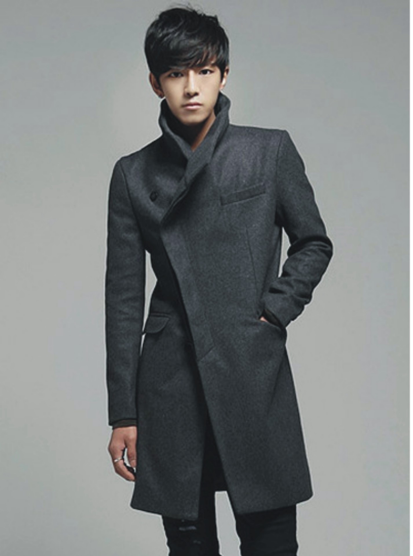2020 Brand Autumn Winter Men's Jackets Body Repair Woolen Overcoat for Male Long Woolen Jacket Outer Wear Clothing Garment, Black 
2020 Brand Autumn Winter Men's Jackets Body Repair Woolen Overcoat for Male Long Woolen Jacket Outer Wear Clothing Garment, Black