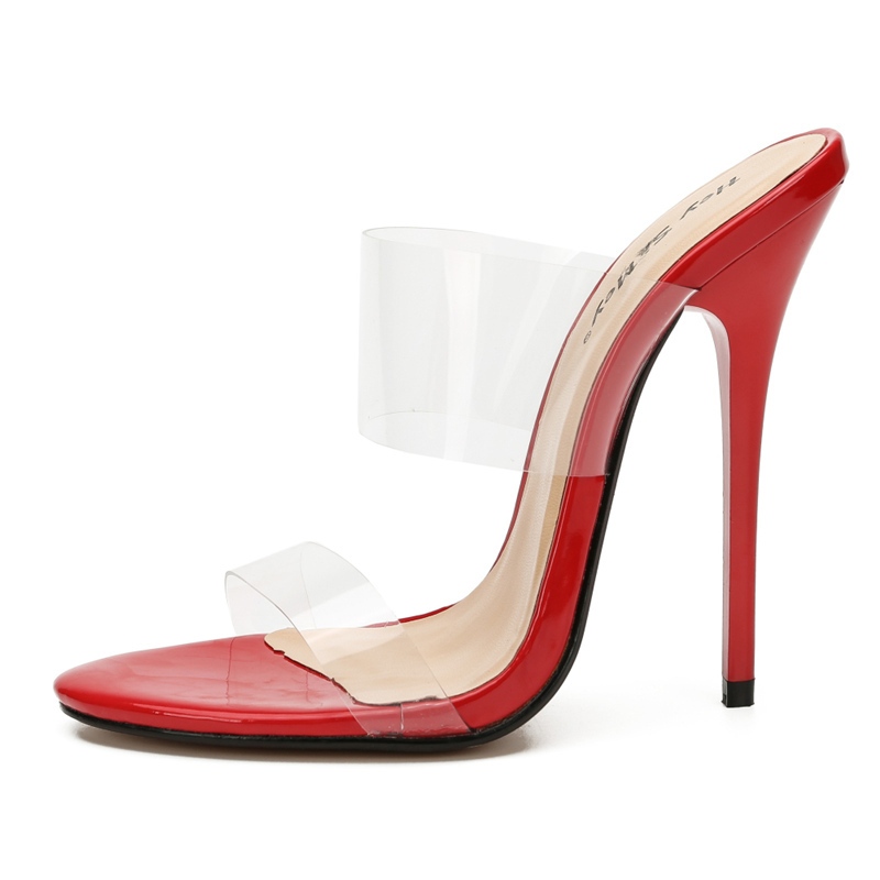 Plus Size 48 Fashion Transparent Slippers Women Sexy 13cm High Heels Summer Slippers For Women Red White Flip Flops Shoes Ladies T200618, Black
Plus Size 48 Fashion Transparent Slippers Women Sexy 13cm High Heels Summer Slippers For Women Red White Flip Flops Shoes Ladies T200618, Black