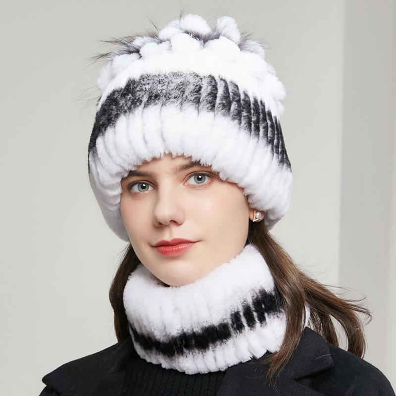 06 Popular Style Rex Fur Hats Scarf Set Female Winter Thick Warm Earflaps Fur Hat, Color 2 scarf
06 Popular Style Rex Fur Hats Scarf Set Female Winter Thick Warm Earflaps Fur Hat, Color 2 scarf