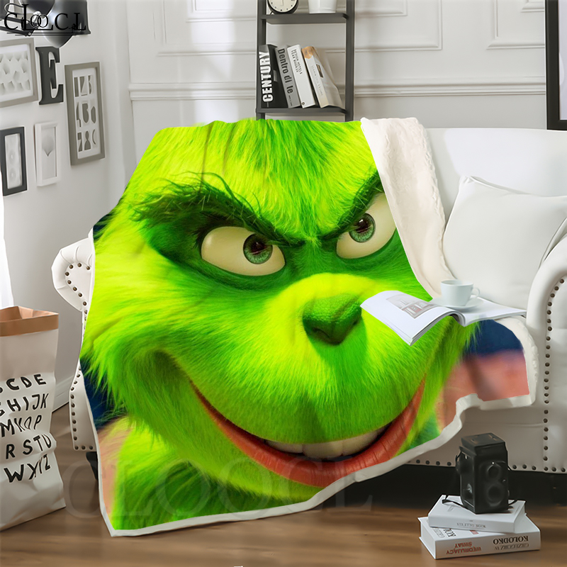 CLOOCL Hot Movie Grinch Stole Christ The Grinch 3D Print Casual Style Conditioning Blanket Sofa Teens Bedding Throw Blankets Plush Quilt
CLOOCL Hot Movie Grinch Stole Christ The Grinch 3D Print Casual Style Conditioning Blanket Sofa Teens Bedding Throw Blankets Plush Quilt