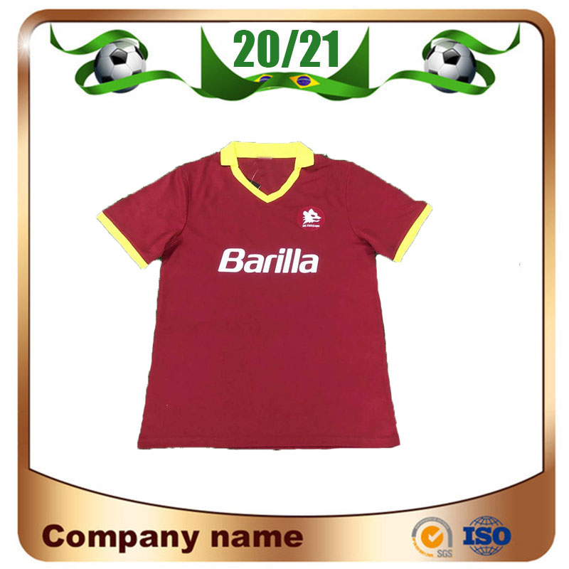 Maillots de football 89/90 Retro Edition Rome Soccer jerseys 1989/1990 Home #10 TOTTI #20 BATISTUTA #9 MONTELLA Shirt football uniforms, Black;yellow
Maillots de football 89/90 Retro Edition Rome Soccer jerseys 1989/1990 Home #10 TOTTI #20 BATISTUTA #9 MONTELLA Shirt football uniforms, Black;yellow