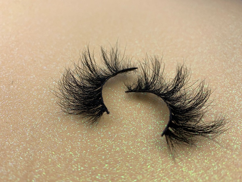 25MM Mink Eyelashes Siberian Mink Fur lashes Sexy Custom Private Label long fluffy Eyelash Soft Natural 3D Mink Eyelashes Extension