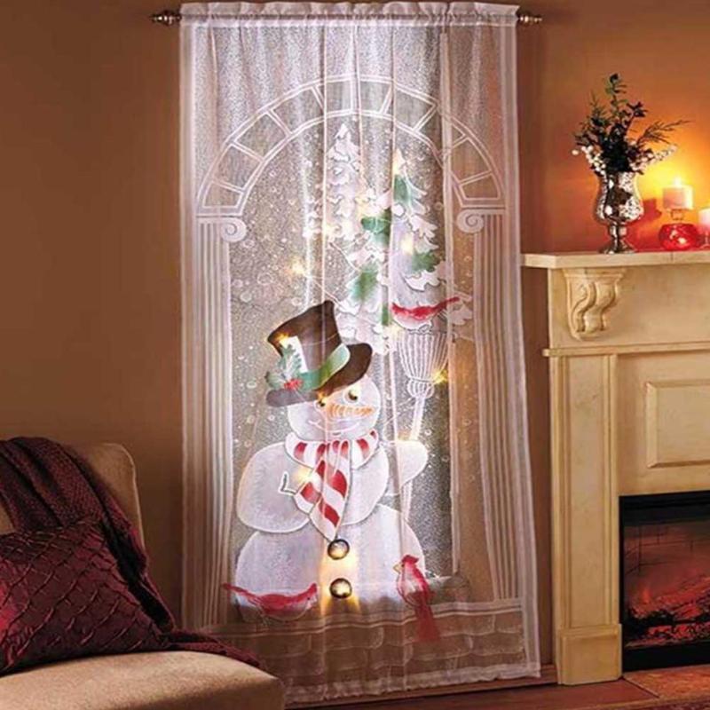 2pcs Christmas Curtains Santa Clause Reindeer Printed Blackout Curtains with LED Light For Living Room Curtain Home Textiles
2pcs Christmas Curtains Santa Clause Reindeer Printed Blackout Curtains with LED Light For Living Room Curtain Home Textiles
