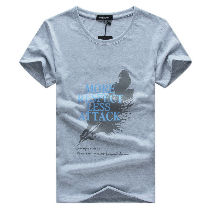 High Quality Cotton Summer Short-sleeved T-shirt Male S-5XL Letter Feather Fashion Casual Tops(The Logistics Price Pls Contact Us), White;black
High Quality Cotton Summer Short-sleeved T-shirt Male S-5XL Letter Feather Fashion Casual Tops(The Logistics Price Pls Contact Us), White;black