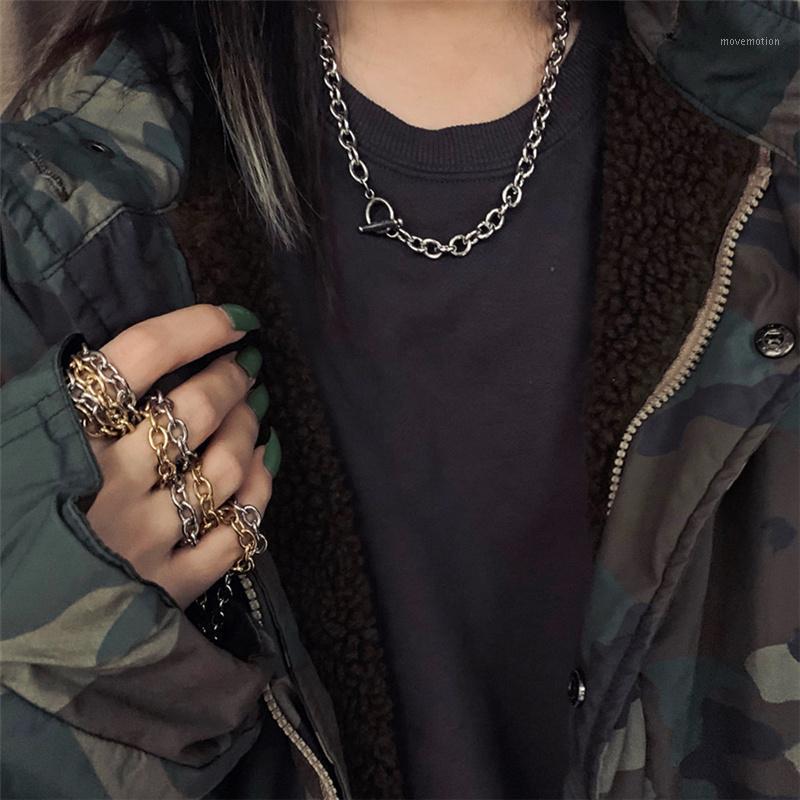Titanium steel Necklace Punk Chunky Chain Choker Necklace New Stainless Steel Chain Friendship Gifts1
Titanium steel Necklace Punk Chunky Chain Choker Necklace New Stainless Steel Chain Friendship Gifts1