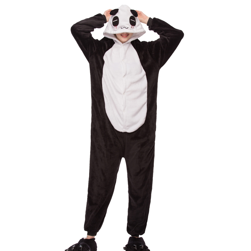 Kigurumi Adult Unicorn onesie pajamas Flannel Anime Pijama Girl boy Cosplay Warm Sleepwear Hooded Homewear Women Animal Pajama 201113