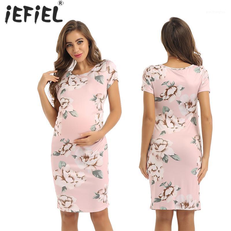 Maternity Casual Short Sleeves Dress Pregnant Women Ruched Sides Flower Bodycon Dresses Pregnancy Daily Life Baby Shower Clothes1, Pink
Maternity Casual Short Sleeves Dress Pregnant Women Ruched Sides Flower Bodycon Dresses Pregnancy Daily Life Baby Shower Clothes1, Pink