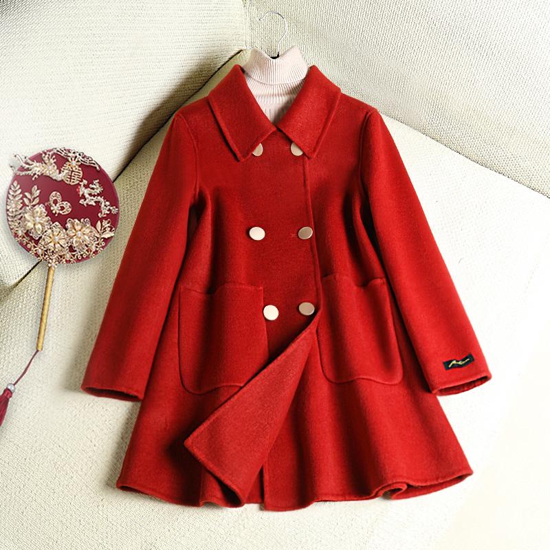 Anti season double faced cashmere coat women' spring 2020 new double row metal button baby collar small hair coat, See chart
Anti season double faced cashmere coat women' spring 2020 new double row metal button baby collar small hair coat, See chart