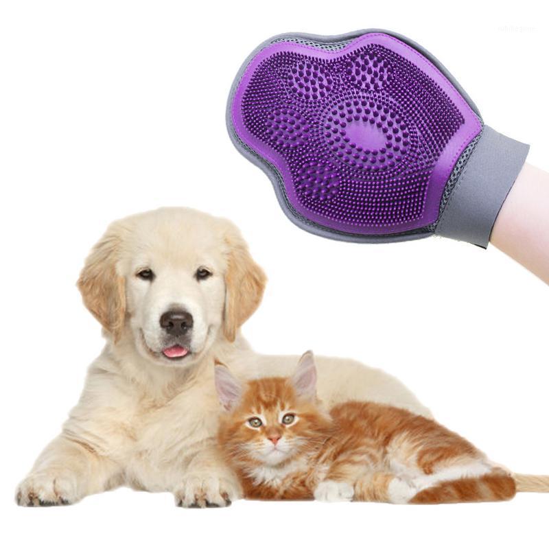Pet Grooming Gloves Double-Sided Bathing Massage Deshedding Brush For Dogs Cats Pet Towel Supplies High Quality 2019 New1, Purple
Pet Grooming Gloves Double-Sided Bathing Massage Deshedding Brush For Dogs Cats Pet Towel Supplies High Quality 2019 New1, Purple
