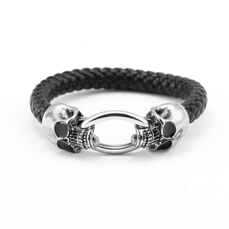 2020 New Arrival Men Women Zinc Alloy Leather Bracelets Men Jewelry Male Charms Bracelets Bangles Wristband pulseira
2020 New Arrival Men Women Zinc Alloy Leather Bracelets Men Jewelry Male Charms Bracelets Bangles Wristband pulseira