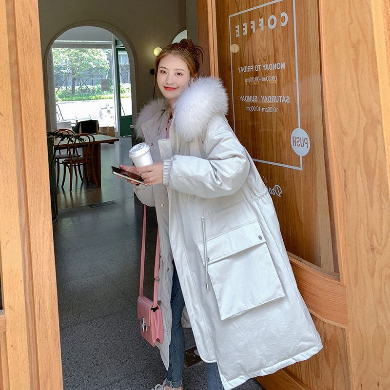 2021 New Korean Style Female Parkas Solid Sleeves Fur Collar Big Single Breasted Long Pockets Women's Jackets Winter UVMU, Creamy-white.
2021 New Korean Style Female Parkas Solid Sleeves Fur Collar Big Single Breasted Long Pockets Women's Jackets Winter UVMU, Creamy-white.