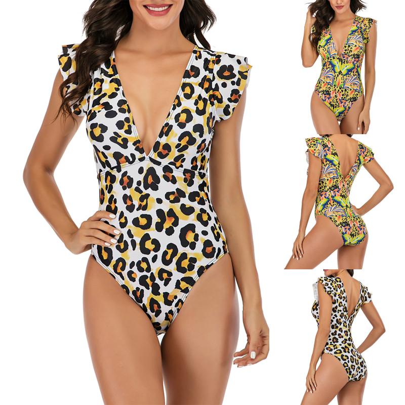 Ladies Sexy One Piece Swimsuit 2021 Print Sexy Backless Push Up BeachWear Bikini Swimsuit Bathing Suit Bikini Set Monokini #40, Ye 
Ladies Sexy One Piece Swimsuit 2021 Print Sexy Backless Push Up BeachWear Bikini Swimsuit Bathing Suit Bikini Set Monokini #40, Ye
