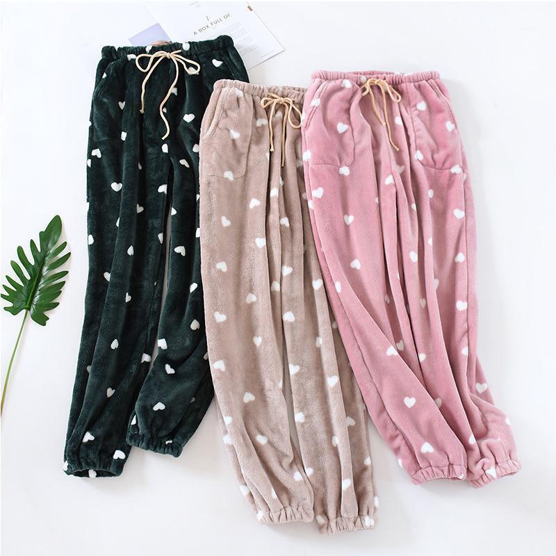 Winter Pajamas Home Pants For Women Elastic Trousers Loose Warm Thicken Fannel Pijamas Pants Sleepwear Printed Autumn Nightwear1, Beige
Winter Pajamas Home Pants For Women Elastic Trousers Loose Warm Thicken Fannel Pijamas Pants Sleepwear Printed Autumn Nightwear1, Beige