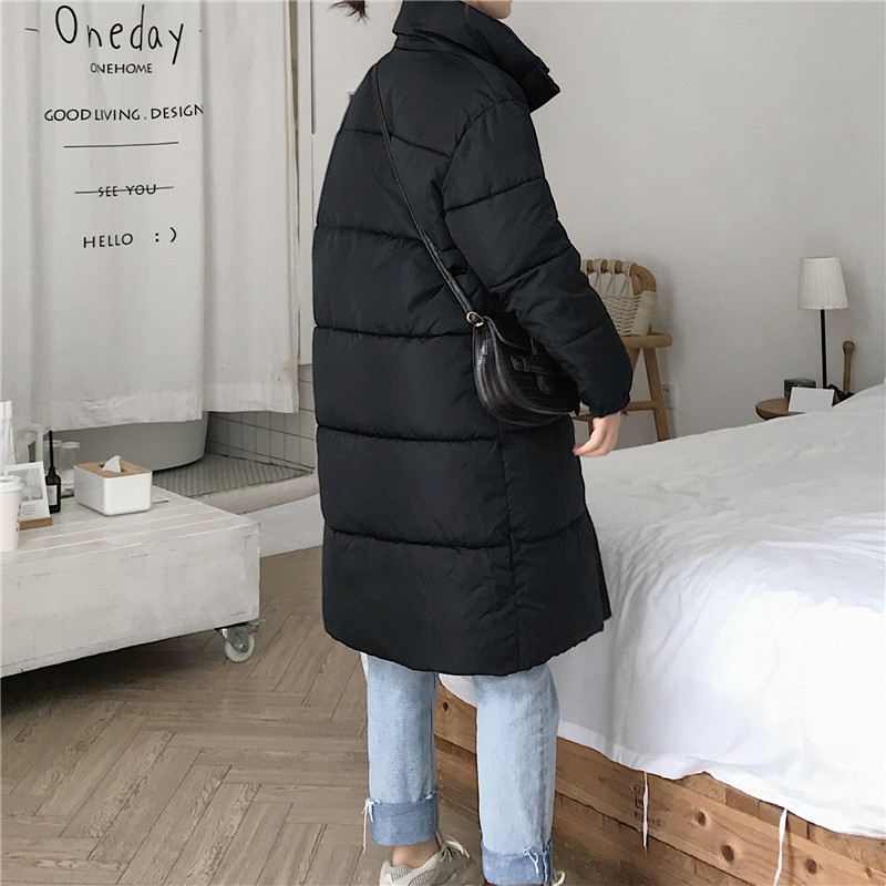 Causal hooded ladies Coat Long Coats Parka oversize Colour jacket mid-long women winter thick jacket down jacket women winter T200114