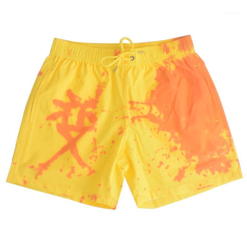 Shieny Men Summer Swimming Shorts Yellow Color Grid Liner Waist Lace Up Water Discoloration Holiday Beach Bathing Surfing Shorts1
Shieny Men Summer Swimming Shorts Yellow Color Grid Liner Waist Lace Up Water Discoloration Holiday Beach Bathing Surfing Shorts1
