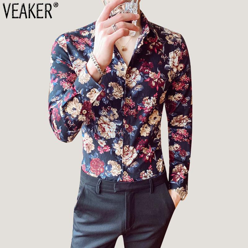 2020 New Men's Floral Printed Long Sleeve Shirts Male Slim Fit Flower Shirt Tops Casual Party Shirt -3XL
2020 New Men's Floral Printed Long Sleeve Shirts Male Slim Fit Flower Shirt Tops Casual Party Shirt -3XL