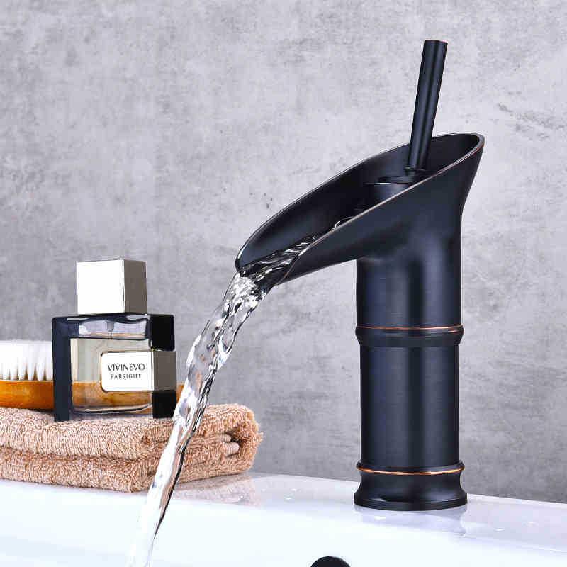 2 Styles Black Waterfall Faucet Wine Glass Style Single Handle Deck Mounted Basin hot&cold Mixer Taps
2 Styles Black Waterfall Faucet Wine Glass Style Single Handle Deck Mounted Basin hot&cold Mixer Taps